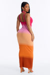 Like None Other Sweater Maxi Dress - Pink/combo