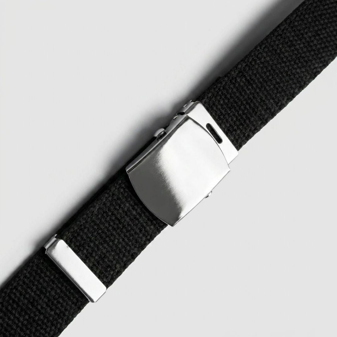 Old School Canvas Web Belt