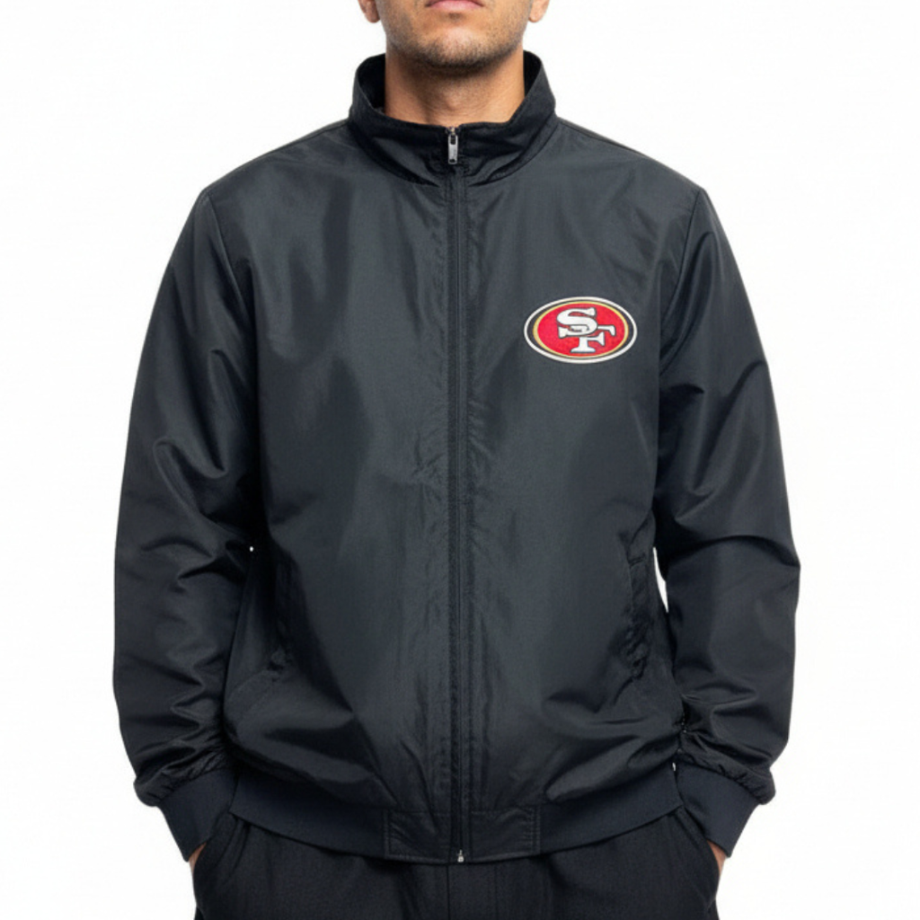 San Francisco 49ers Zipper Windbreaker with Pocket