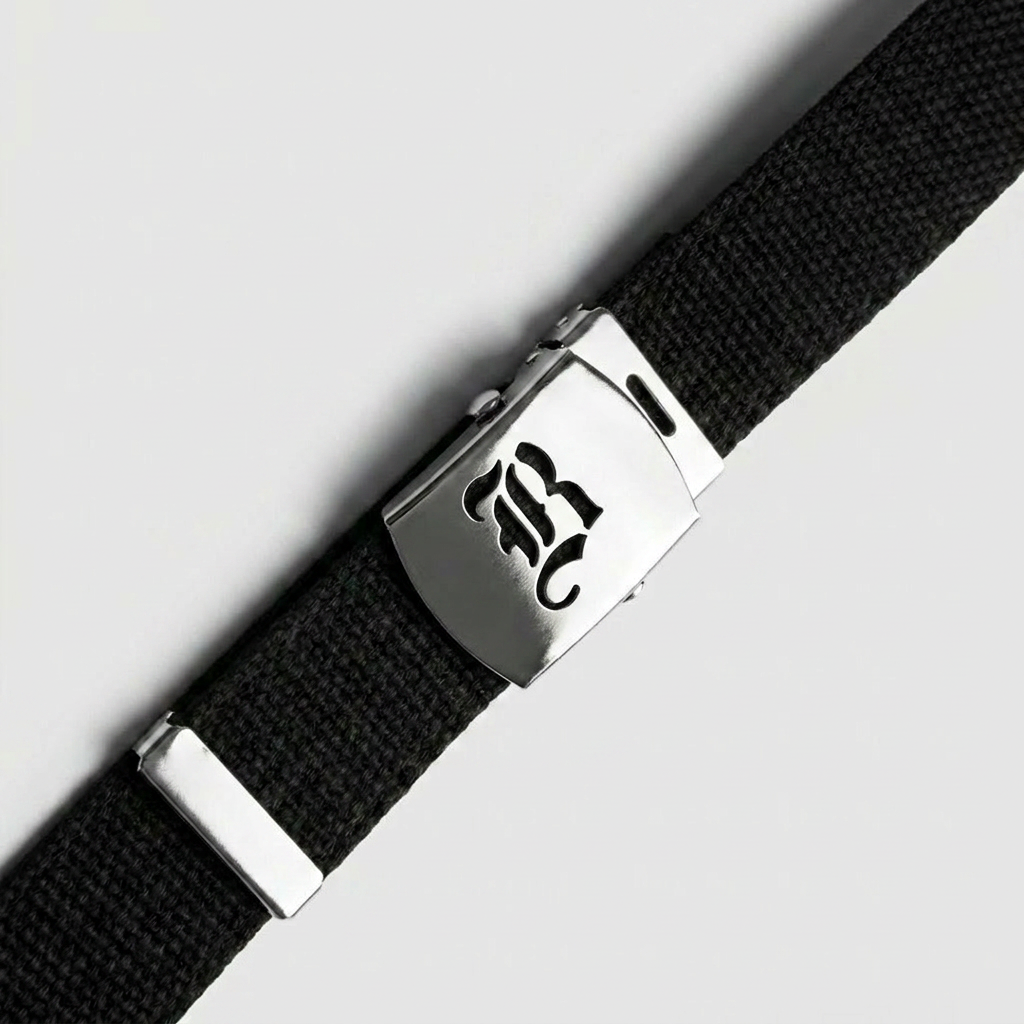 Old School Canvas Web Belt