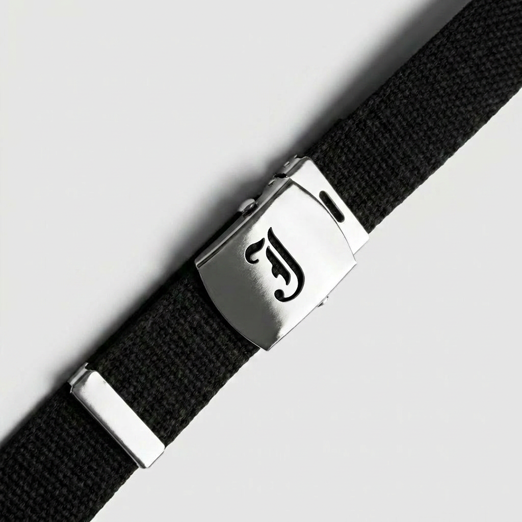 Old School Canvas Web Belt